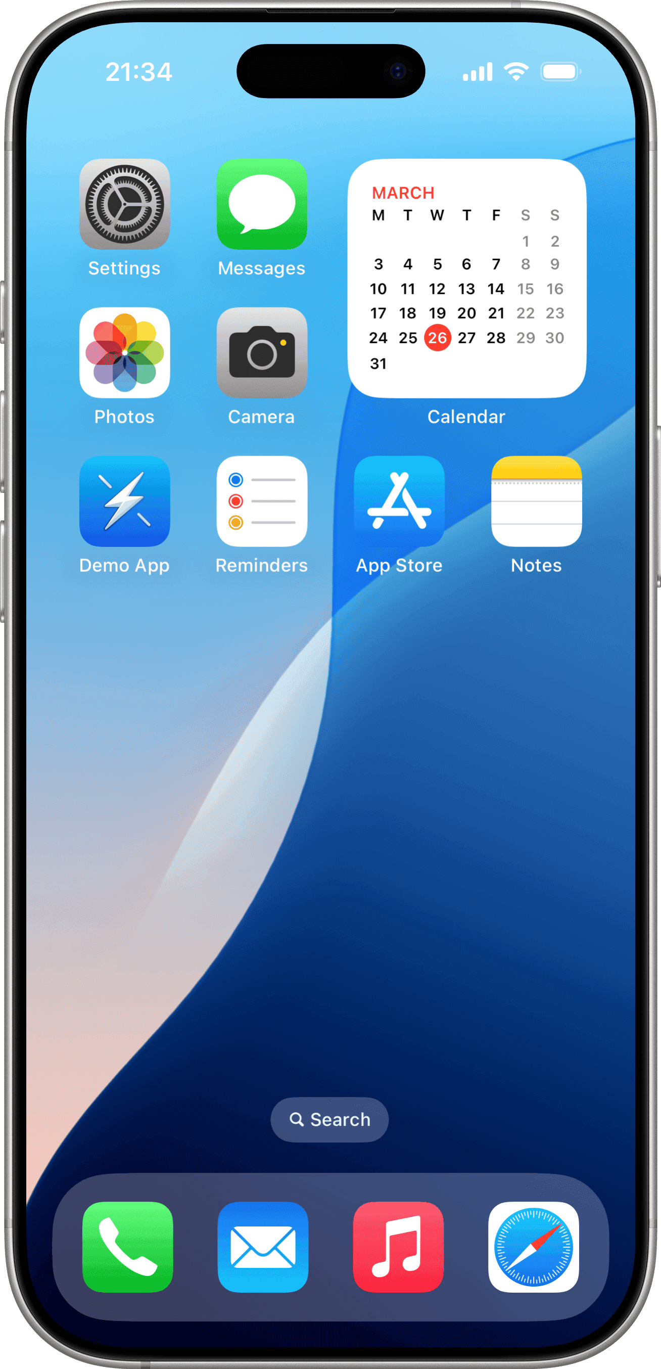 Basic iPhone Mockup
